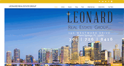 Desktop Screenshot of leonardrealestategroup.com